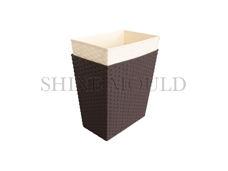 Brown Square Flower Pot Mould