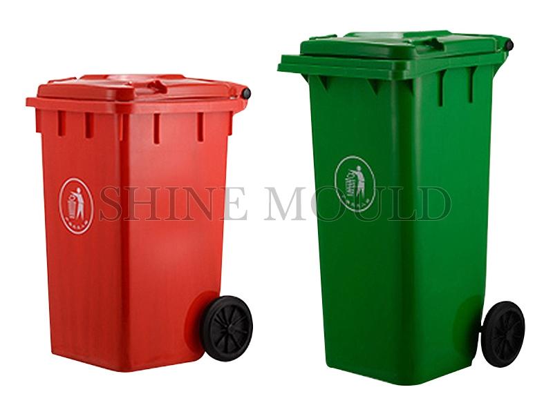 Red And Green Dustbin mould