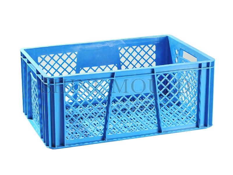 Blue Big Grid Basket mould