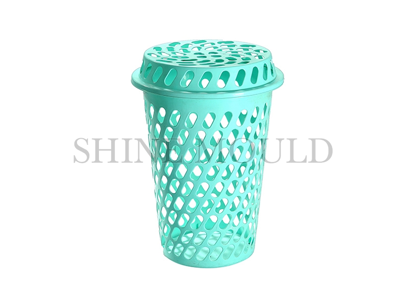 Cyan-Blue Laundry Basket mould