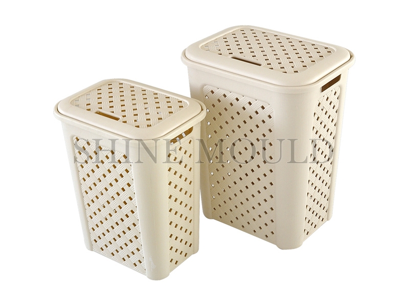 Beige Square Laundry Basket mould