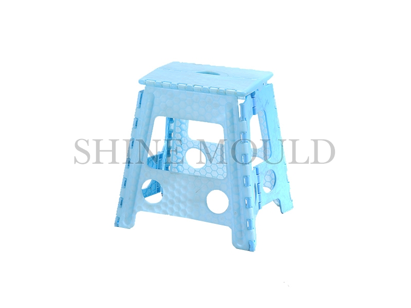 Light Blue Plastic Stool Mould