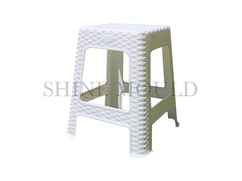 Light Gray Plastic Stool Mould