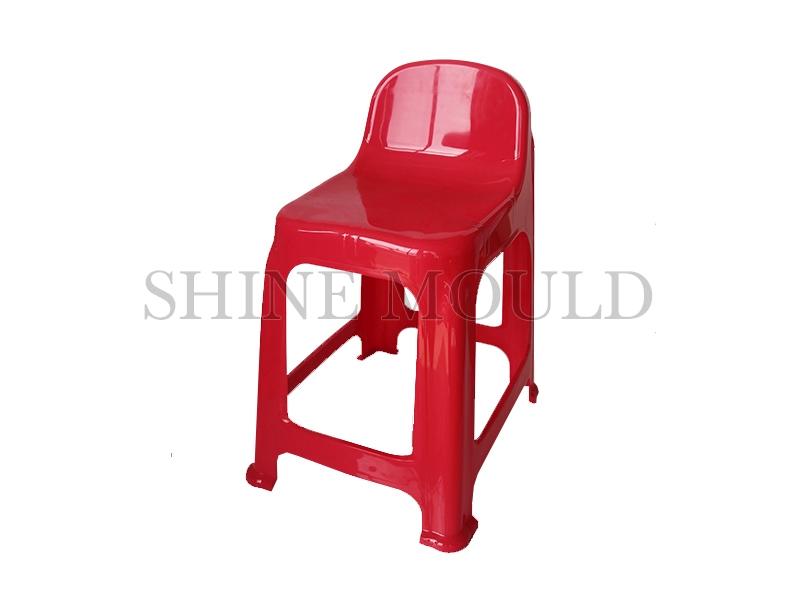Red Hight Plastic Stool Mould