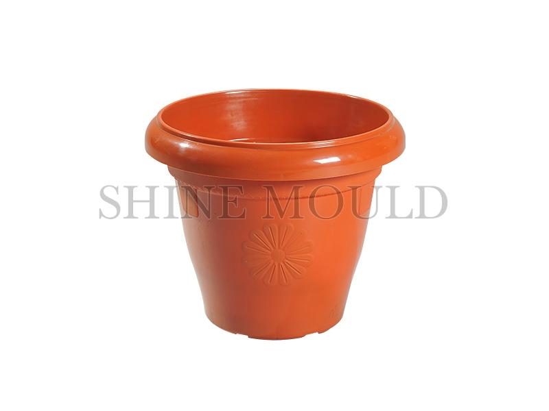 Orange Big Flower Pot Mould