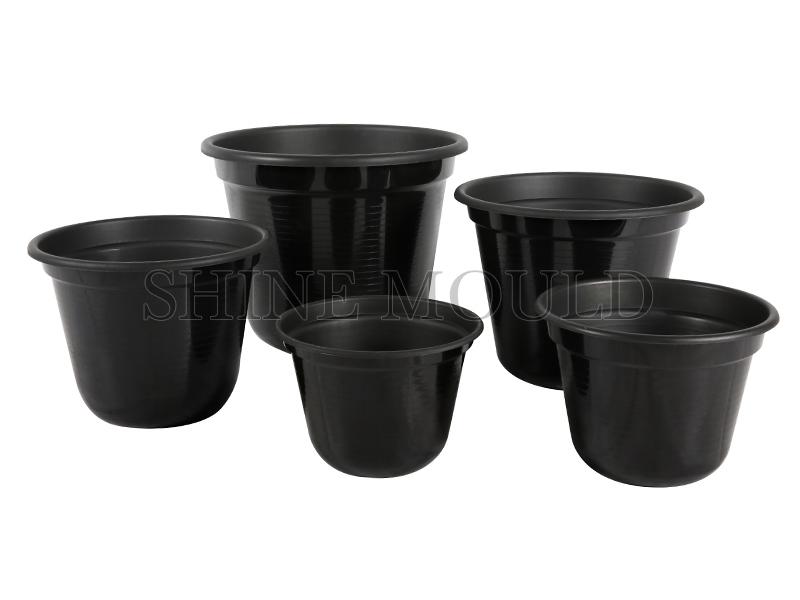 Black Flower Pot Mould